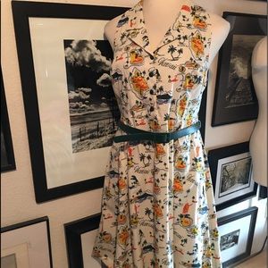 Modcloth Hawaii halter dress